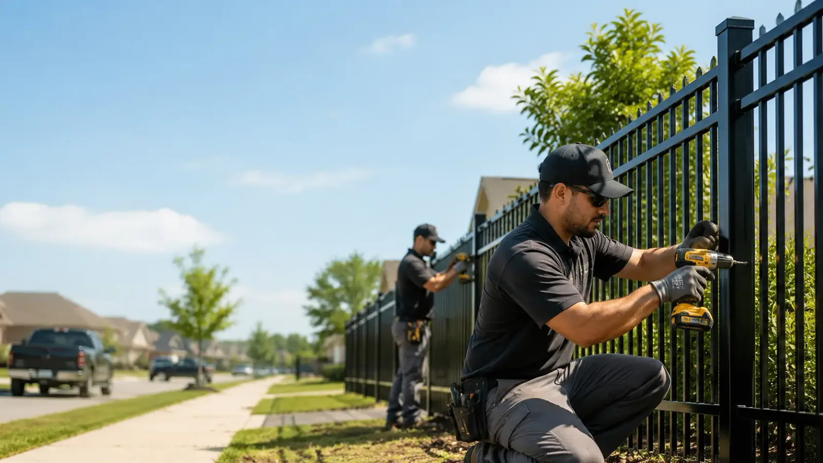 Metal Fence Installation in Columbia, LA